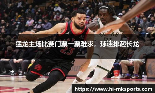 猛龙主场比赛门票一票难求，球迷排起长龙